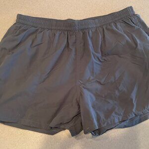 Green hiking shorts